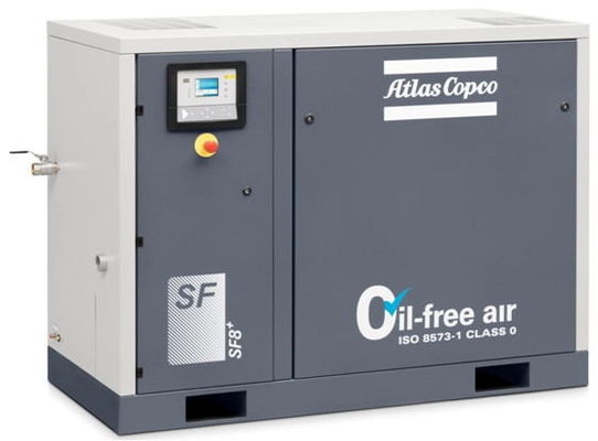 as bombas de vácuo secas de 69dB VSD, água 18KW injetaram o atlas Copco AQ 18 do compressor