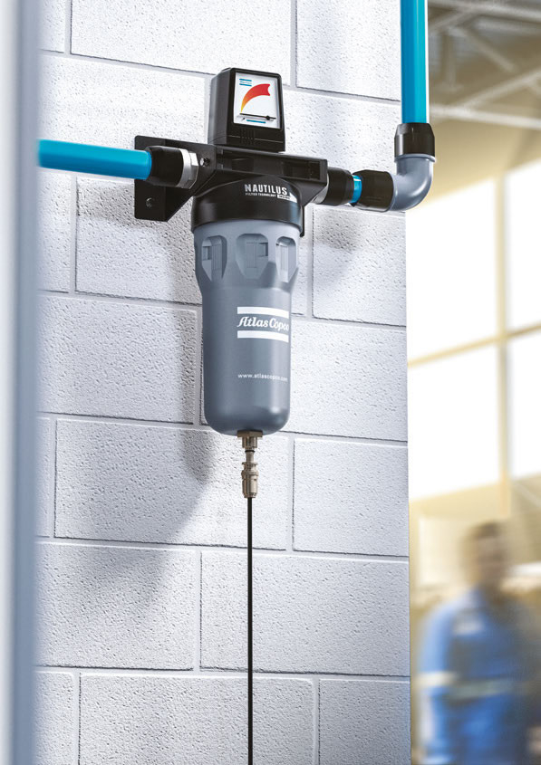 O atlas Copco comprimiu o óleo residual 4 do ³ da barra 0.003mg/m do vapor 190 do óleo dos filtros de ar QD+