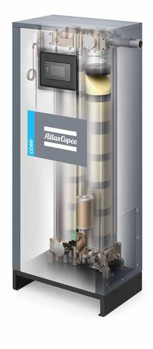 A pressão dessecante de Copco do atlas dos secadores a ar CD20+-335+ do certificado do ISO condensação o ponto -20°C 0