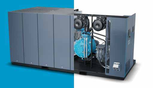 o óleo 250kw híbrido injetou o atlas giratório Copco 3 do compressor do parafuso