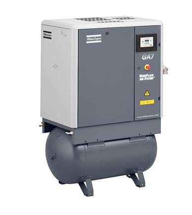 O óleo do compressor de ar 75KW do parafuso de Copco do atlas de GA7 VSD injetou o tipo 0