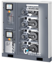30kw o atlas Copco lubrifica o nível de ruído livre 0 do compressor de ar AQ-30 do parafuso VSD 72dB
